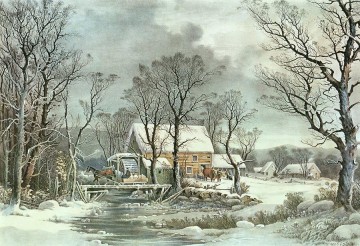 Weihnachtsmarkt Werke - Winter im Land The Old Grist Mill Kinder